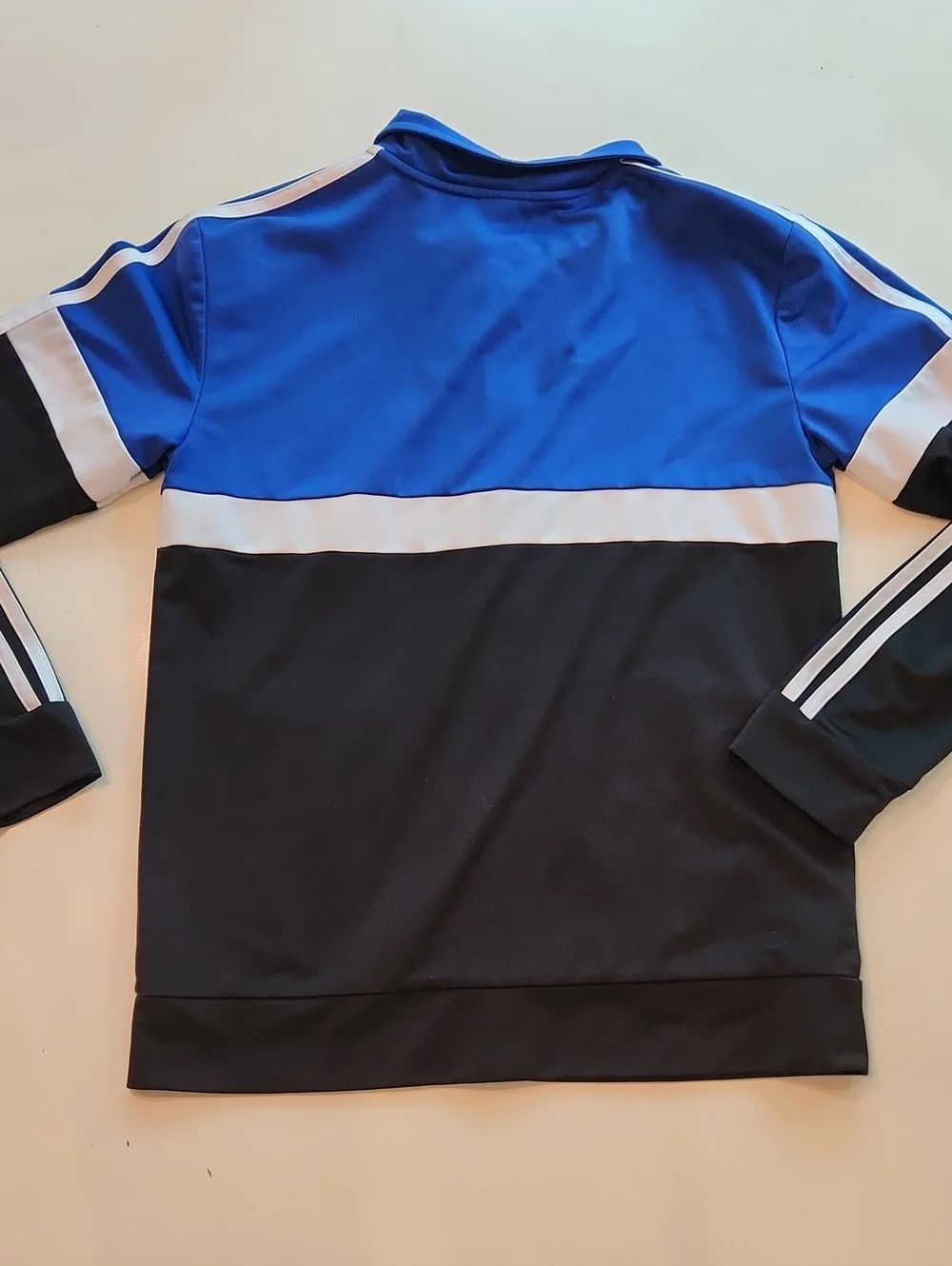Adidas Track Jacket Blue Black Extra Large 18 20